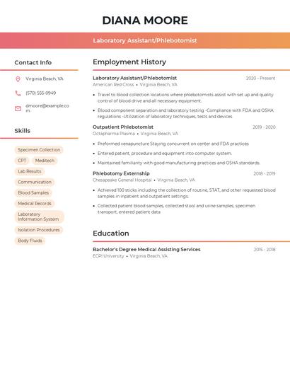 Resume example 3