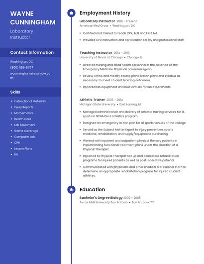 Resume example 4