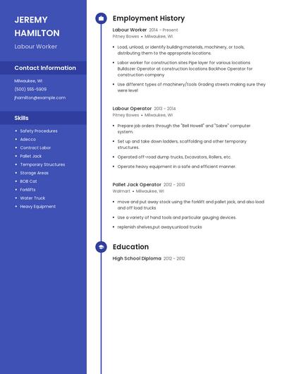 Resume example 5