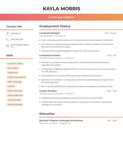 Resume example 3