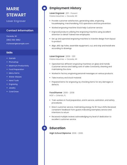 Laser Engraver Resume