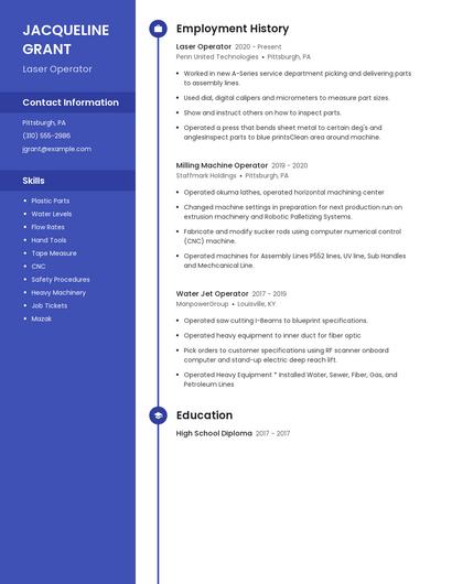 Resume example 5