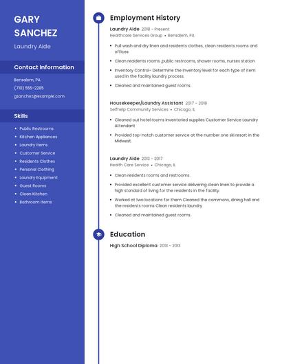 Resume example 4
