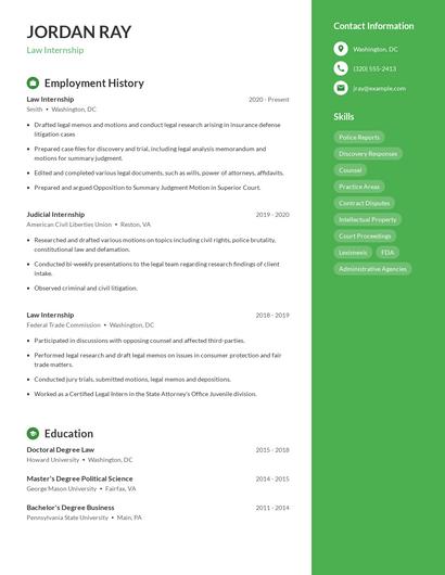 Resume example 4