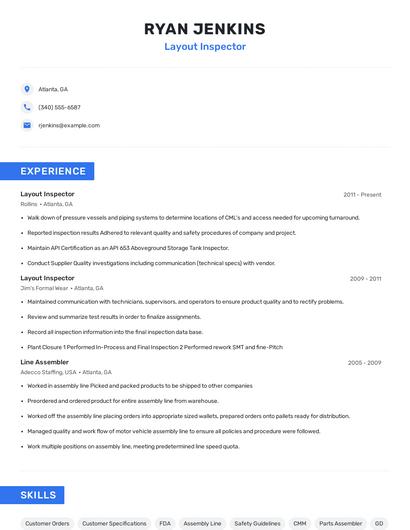Layout Inspector Resume
