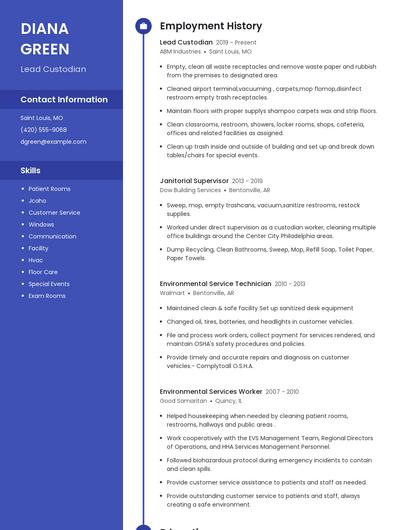 Resume example 4