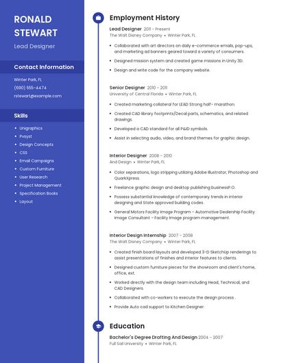 Resume example 4