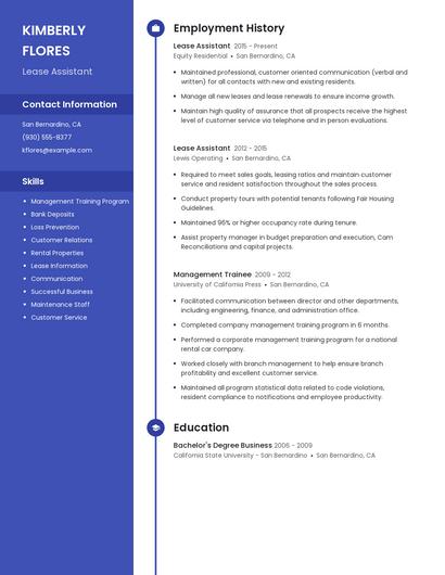 Resume example 4