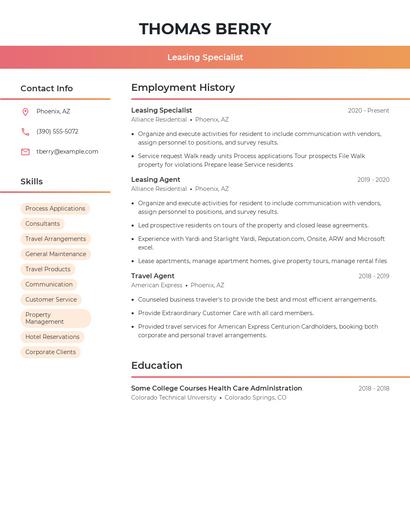Resume example 3
