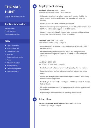 Resume example 4