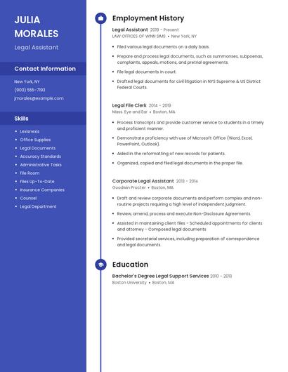 Resume example 4