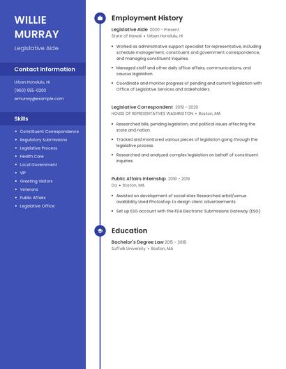 Resume example 5