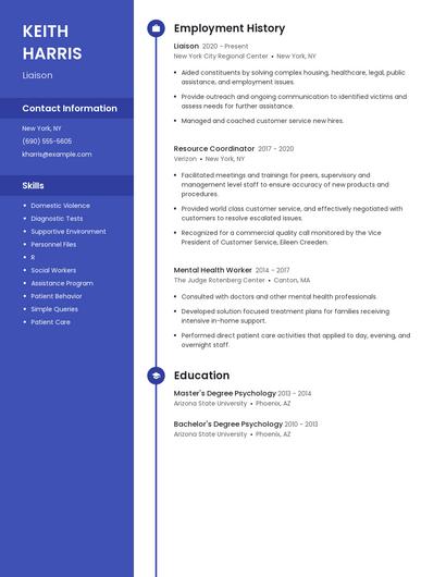 Resume example 4