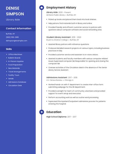 Resume example 4