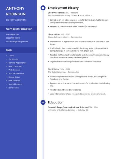 Resume example 5