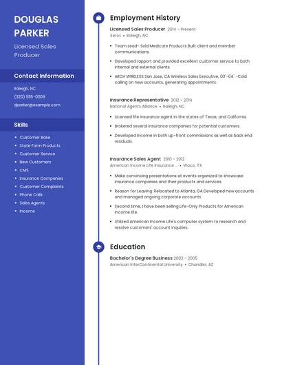 Resume example 5