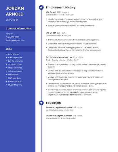 Resume example 4