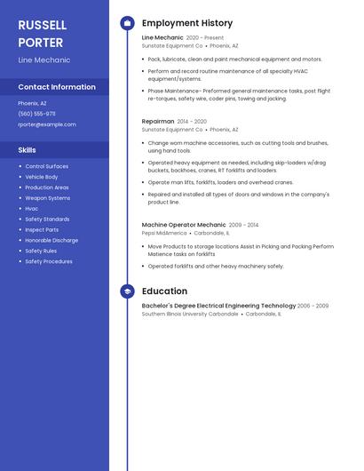 Resume example 5