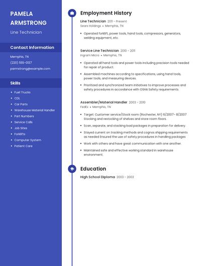Resume example 5