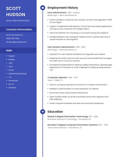 Resume example 4