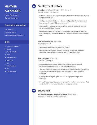 Resume example 4