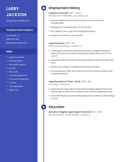 Resume example 4