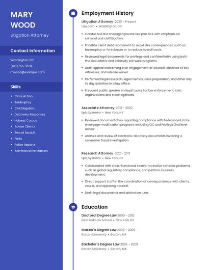 Resume example 5