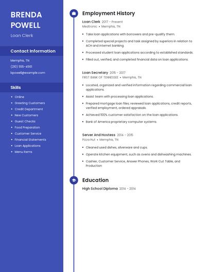 Resume example 4