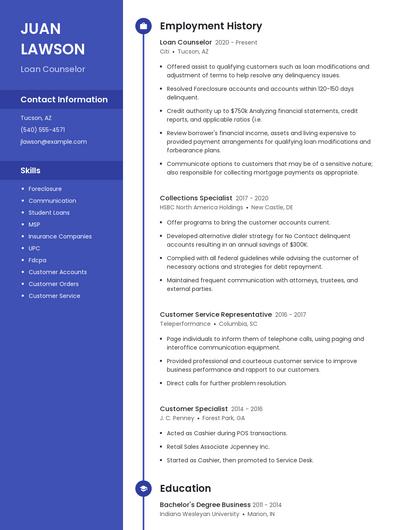 Resume example 4