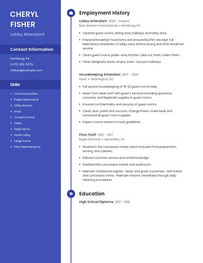 Resume example 4