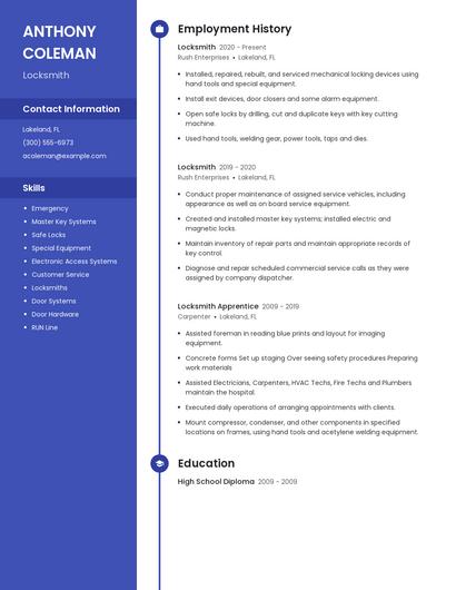 Resume example 5