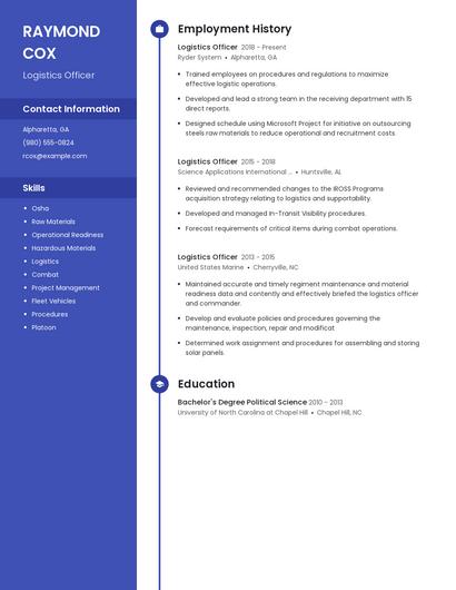 Resume example 4