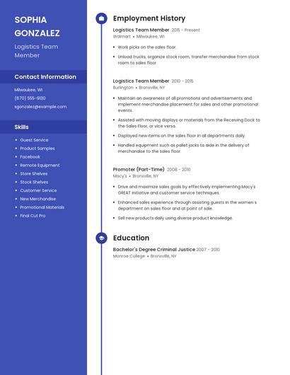 Resume example 4