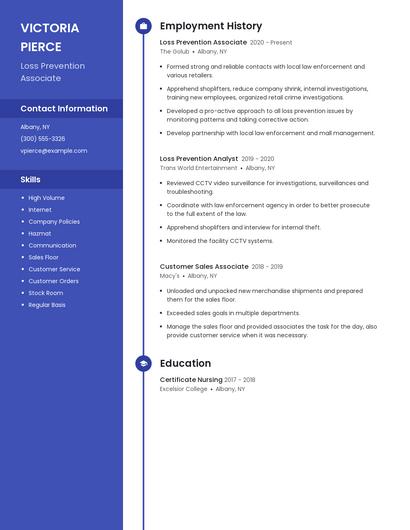 Resume example 5
