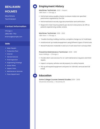 Resume example 4