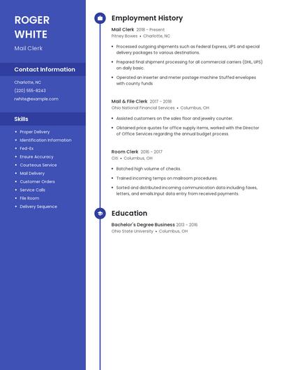 Resume example 4