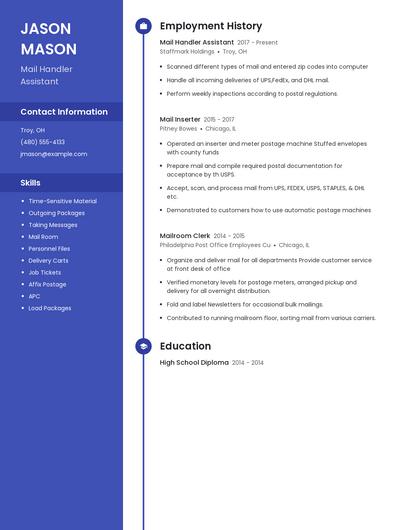 Resume example 5