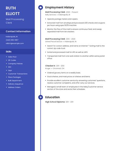 Resume example 4