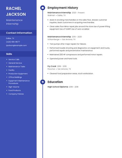Resume example 5