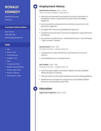 Resume example 4