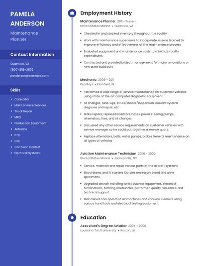 Resume example 4