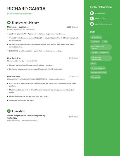 Resume example 4