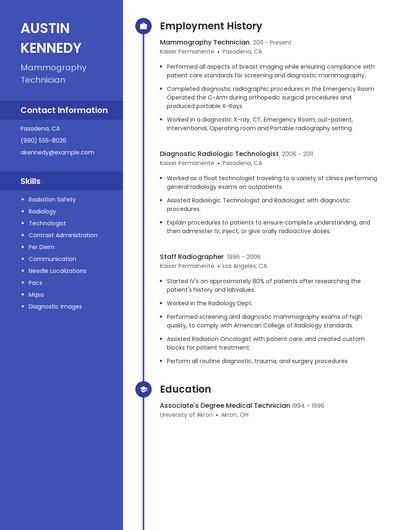 Resume example 5