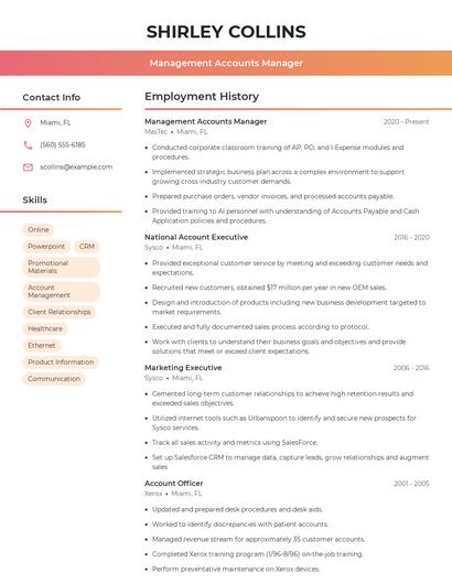 Resume example 3