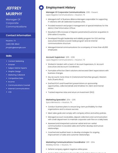 Resume example 4
