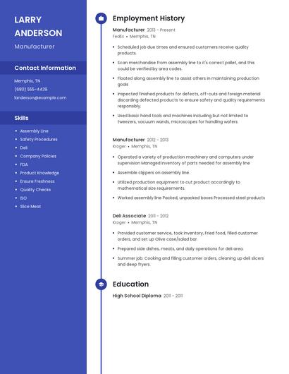 Resume example 4