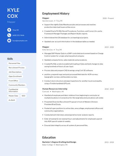 Mapper Resume
