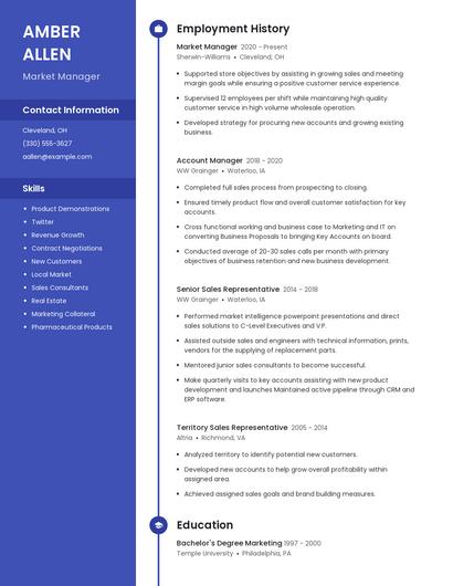 Resume example 4