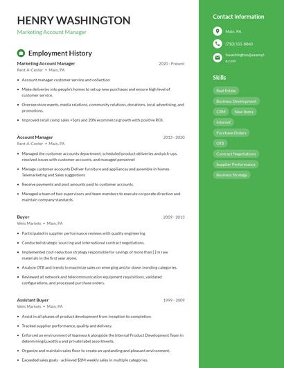 Resume example 4