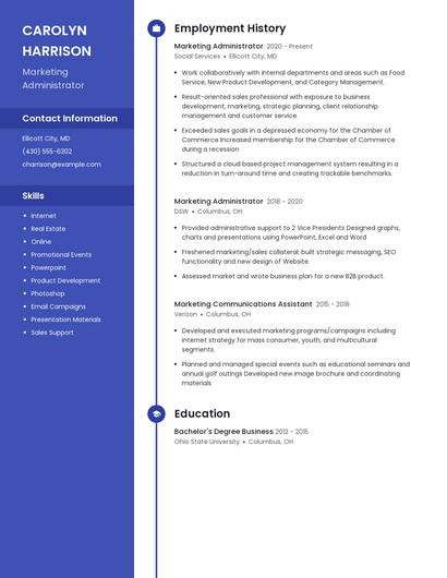 Resume example 4
